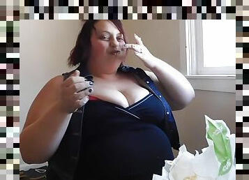 SSBBW Taco Belly stuffing