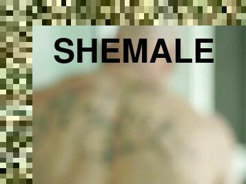 Shemale eats trans pussy