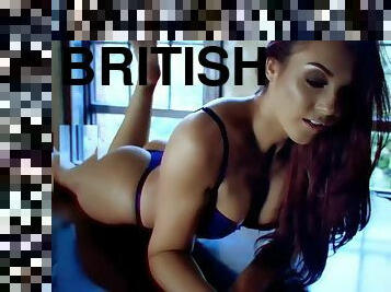 Hot brit babe darelle short tease