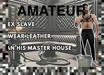 pappa, amatør, homofil, bdsm, slave, bound, fetisj, latex, kveling, bondage