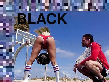 Voluptuous black MILF whore thrilling sex clip
