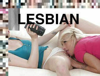 Sexy Lesbian Lovers Public Flashing 1
