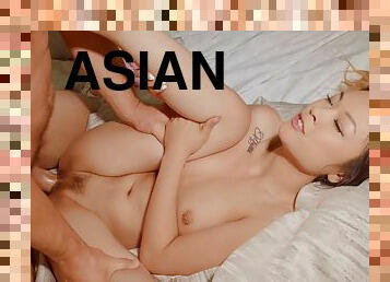 asiatique, cul, gros-nichons, levrette, chatte-pussy, babes, fellation, énorme-bite, hardcore, pornstar