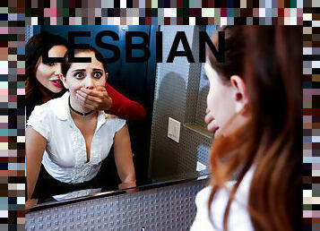 Nickey Huntsman's first lesbian sex with sultry dyke Missy Martinez