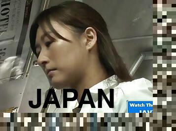 Japanese MILF On The Public Bus