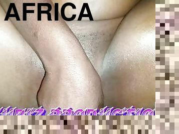 anal, douce, méchant, africaine, bite