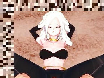 Android 21 Gives You a Footjob At The Beach! Dragonball Z Feet POV