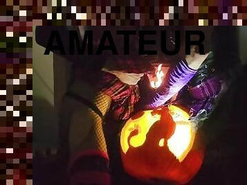 masturbation, party, shemale, amatör, cumshot, sprut, fetisch, halloween