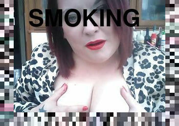 Are you going to cum for me, dirty boy? bbw smoking joi