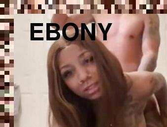 BBC Fucks Tattooed Ebony Slut