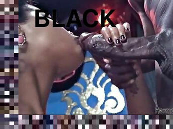 Amazing anal sex with a big black cock for the slutty skin diamond