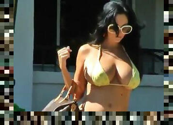 Ava addams public bikini ! super hot!