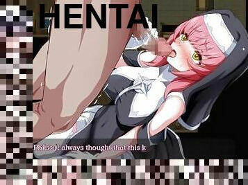 lielās-krūtis, minēts, spermasizšāviens, hardkors, masturbācija, pakaļa-booty, anime, hentai, mīlīga, aukle-nun