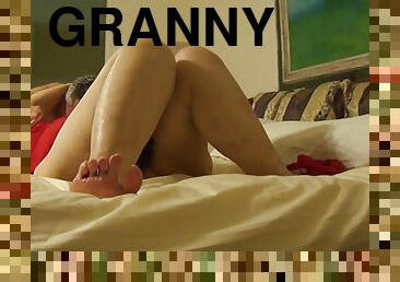 Granny sucking dick