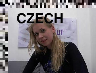 Young Czech girl takes a pill for a better sexual experience