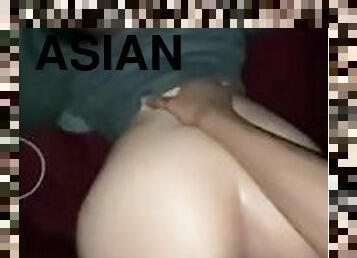 BBC pounds my tight asian pussy
