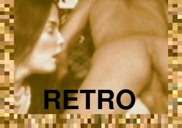 Wild beauties in retro threesome