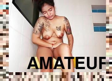 asiatisk, amatør, blowjob, hardcore, thai, brunette