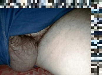 wanking with diaper down