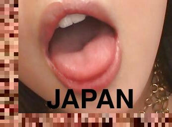 asiatisk, storatuttar, hårig, brudar, avsugning, cumshot, leksak, hardcore, japansk, bukkake