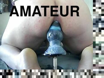 fet, amatör, anal, gay, bbw, knubbig, slyna, knullande, maskiner, dildo