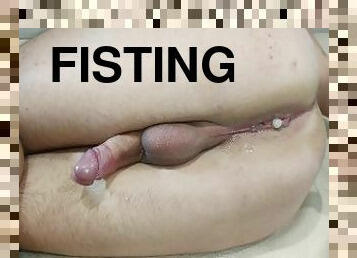 fisting, onani, squirt, amatør, anal, cumshot, stor-pikk, leke, fingret, første-gang