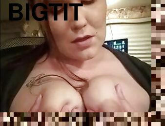Moms big milky tits need relief
