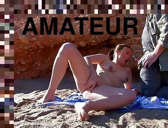 Amateur Fuck Date On The Beach! Anal Fuck! P1