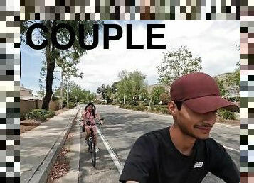 Couple go biking on Mushrooms for first time.. sex vlog