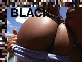 Katt garcia got her big black ass worshipped