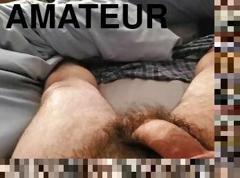 Hot morning guy jerking off with CUMSHOT