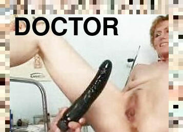 A visit to the doctor for the mature babe