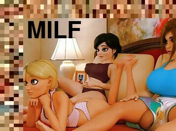 3D FUTA Taboo Cartoon Threesome Animation