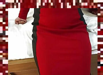 Red hot dress me girlfriend ko Oyo me bula k choda..part 1