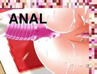 3d animated big ass anal dildo sex