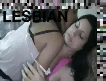Sensual lesbians have sex