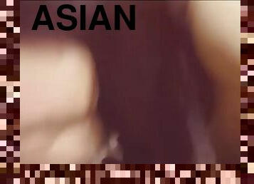 asiatique, amateur, ados, sur-le-visage, webcam, putain