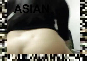 asiatisk, amatör, milf, mamma, bbw, dildo, ensam