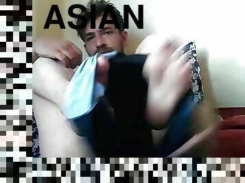 asian boy masturbating