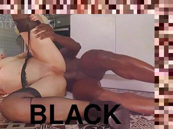 Nice Interracial Slut - Homemade Anal Hardcore with cumshot