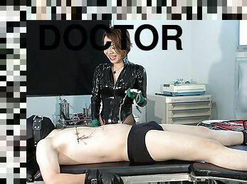 asiatisk, bröstvårtor, doktor, japansk, bdsm, slav, bondage, älskarinna, förnedring, dominans