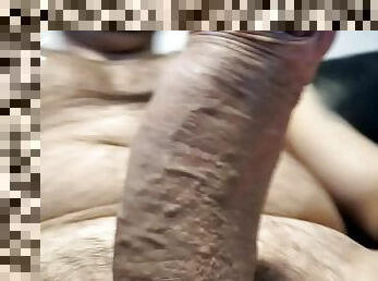 Jerked off his dick and finished. Home amateur videos. Lots of sperm.