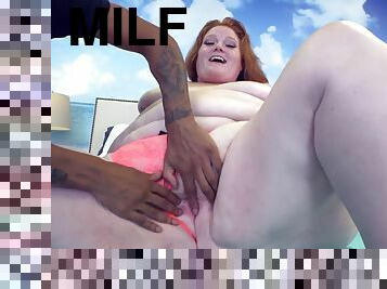 BBW Monumental Interracial Copulate