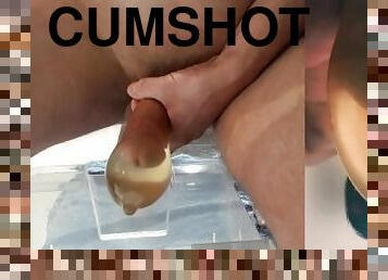 bading, pissing, cumshot, pov, cum, knulling-fucking, vakker, sperm, dusj, pikk