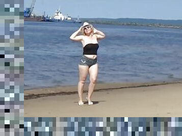 cul, en-plein-air, public, amateur, mature, compilation, plage, pieds, bout-a-bout, fétiche