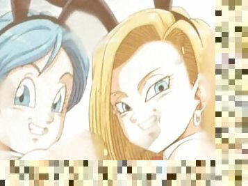 Bulma & Android 18 Dragon Ball Cum Tribute