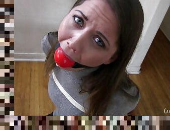 CHNK Helplessly gagged and drooling