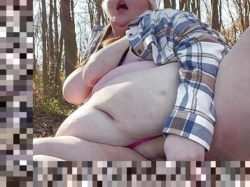 BBW public suck and fuck