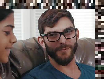 Bearded man fucks his real teen neighbor harmony wonder