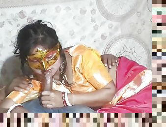 Indian Husband Wife Enjoy Time